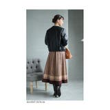 クラシカルな千鳥格子柄ニットプリーツスカート レディース ファッション | Sawa a la mode | 詳細画像21