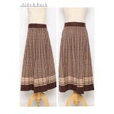 クラシカルな千鳥格子柄ニットプリーツスカート レディース ファッション | Sawa a la mode | 詳細画像26