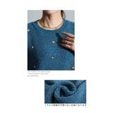 煌く小花が散りばめられたラメ入りニット トップス ニット | Sawa a la mode | 詳細画像4