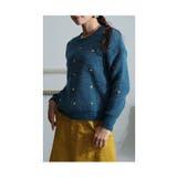 煌く小花が散りばめられたラメ入りニット トップス ニット | Sawa a la mode | 詳細画像18