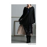 大人なモードさ漂う切替ジャガードニット トップス レディース | Sawa a la mode | 詳細画像10