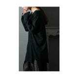 大人なモードさ漂う切替ジャガードニット トップス レディース | Sawa a la mode | 詳細画像21