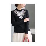 胸元を煌びやかに輝かせるビジューシアートップス レディース ファッション | Sawa a la mode | 詳細画像12