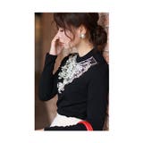 胸元を煌びやかに輝かせるビジューシアートップス レディース ファッション | Sawa a la mode | 詳細画像13