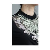 胸元を煌びやかに輝かせるビジューシアートップス レディース ファッション | Sawa a la mode | 詳細画像20