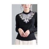 胸元を煌びやかに輝かせるビジューシアートップス レディース ファッション | Sawa a la mode | 詳細画像23