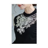 胸元を煌びやかに輝かせるビジューシアートップス レディース ファッション | Sawa a la mode | 詳細画像24
