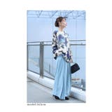 ストーン煌めく青い薔薇の起毛ニットトップス レディース ファッション | Sawa a la mode | 詳細画像10 