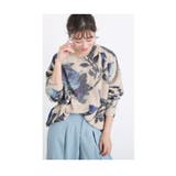 ストーン煌めく青い薔薇の起毛ニットトップス レディース ファッション | Sawa a la mode | 詳細画像20 