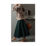 レトロモダンな華を纏うニット地セットアップ レディース ファッション | Sawa a la mode | 詳細画像14