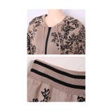 レトロモダンな華を纏うニット地セットアップ レディース ファッション | Sawa a la mode | 詳細画像23