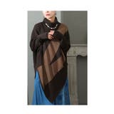 アクセントを加える配色ラインタートルニットトップス レディース ファッション | Sawa a la mode | 詳細画像9