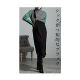 贅沢なエレガンスに抜け感をワンショルダーサロペット ワンピース レディース | Sawa a la mode | 詳細画像2