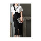 贅沢なエレガンスに抜け感をワンショルダーサロペット ワンピース レディース | Sawa a la mode | 詳細画像14