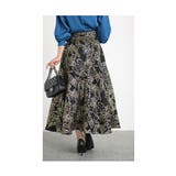 高貴に煌めく花模様のベルト付きジャガードスカート レディース ファッション | Sawa a la mode | 詳細画像13 