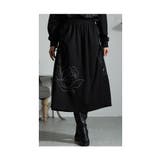 繊細に描かれたステッチ薔薇柄スカート レディース ファッション | Sawa a la mode | 詳細画像18