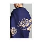 大輪の薔薇を着飾るスリーブ付きニットストールカーディガン レディース ファッション | Sawa a la mode | 詳細画像17