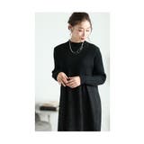 湧き上がる美麗レースの切替ニットワンピース レディース ファッション | Sawa a la mode | 詳細画像17
