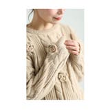 ぽこぽこ可愛いお花咲くニットトップス レディース ファッション | Sawa a la mode | 詳細画像10