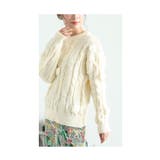 ぽこぽこ可愛いお花咲くニットトップス レディース ファッション | Sawa a la mode | 詳細画像19