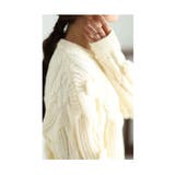 ぽこぽこ可愛いお花咲くニットトップス レディース ファッション | Sawa a la mode | 詳細画像23