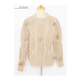 ぽこぽこ可愛いお花咲くニットトップス レディース ファッション | Sawa a la mode | 詳細画像25