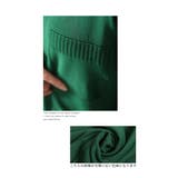 フェイクで遊ぶこなれ感ライトニットトップス レディース ファッション | Sawa a la mode | 詳細画像4
