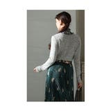 優雅で柔らかな心地シャーリングネックトップス レディース ファッション | Sawa a la mode | 詳細画像8