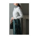 優雅で柔らかな心地シャーリングネックトップス レディース ファッション | Sawa a la mode | 詳細画像17