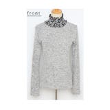 優雅で柔らかな心地シャーリングネックトップス レディース ファッション | Sawa a la mode | 詳細画像20