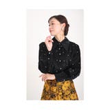 星のように瞬くビジューのパフスリーブブラウストップス レディース ファッション | Sawa a la mode | 詳細画像3