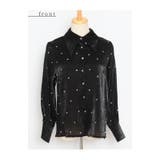 星のように瞬くビジューのパフスリーブブラウストップス レディース ファッション | Sawa a la mode | 詳細画像25