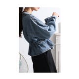 ヴィンテージな甘辛スタイルスタッズデニムジャケット アウター レディース | Sawa a la mode | 詳細画像10