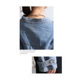 ヴィンテージな甘辛スタイルスタッズデニムジャケット アウター レディース | Sawa a la mode | 詳細画像12