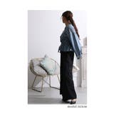 ヴィンテージな甘辛スタイルスタッズデニムジャケット アウター レディース | Sawa a la mode | 詳細画像13