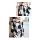 重ねて花咲くクロシェ編みフリンジトップス レディース ファッション | Sawa a la mode | 詳細画像10