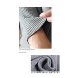 優雅なフェミニンを飾る花柄編みハイネックニット トップス レディース | Sawa a la mode | 詳細画像4