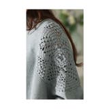 優雅なフェミニンを飾る花柄編みハイネックニット トップス レディース | Sawa a la mode | 詳細画像9