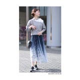 浮き立つ花モチーフレースのニットトップス レディース ファッション | Sawa a la mode | 詳細画像10 