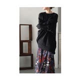 スタイリッシュに体型カバーする変形ドルマンニット レディース ファッション | Sawa a la mode | 詳細画像19