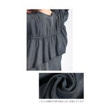 バックフリルのゆったり羽織れるデニムチュニック レディース ファッション | Sawa a la mode | 詳細画像7 
