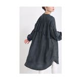 バックフリルのゆったり羽織れるデニムチュニック レディース ファッション | Sawa a la mode | 詳細画像8 