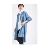 バックフリルのゆったり羽織れるデニムチュニック レディース ファッション | Sawa a la mode | 詳細画像24 
