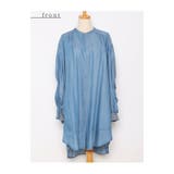 バックフリルのゆったり羽織れるデニムチュニック レディース ファッション | Sawa a la mode | 詳細画像25 