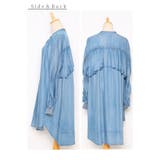 バックフリルのゆったり羽織れるデニムチュニック レディース ファッション | Sawa a la mode | 詳細画像26 