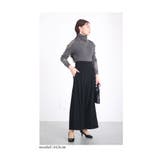 お手洗いの時に裾が床につかないストレッチタックワイドパンツ レディース | Sawa a la mode | 詳細画像9