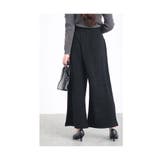 お手洗いの時に裾が床につかないストレッチタックワイドパンツ レディース | Sawa a la mode | 詳細画像10