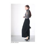 お手洗いの時に裾が床につかないストレッチタックワイドパンツ レディース | Sawa a la mode | 詳細画像12