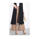 お手洗いの時に裾が床につかないストレッチタックワイドパンツ レディース | Sawa a la mode | 詳細画像22