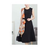 スカーフなびく高揚感たっぷりフレアワンピース レディース ファッション | Sawa a la mode | 詳細画像22